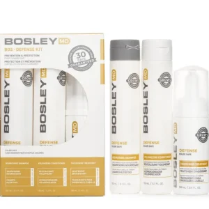 MD BosDefense Color Safe Starter Kit: Nourishing Shampoo 5.1oz+Volumizing Conditioner 5.1oz+Leave In Treatment 3.4oz