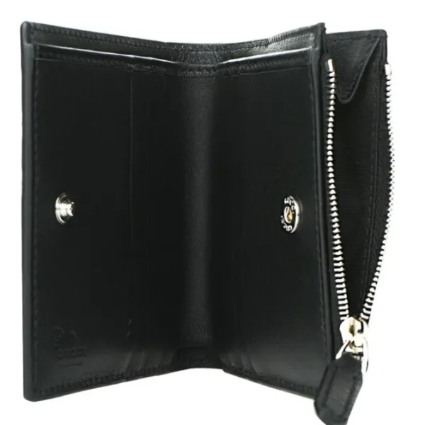 Micro GG Guccissima Leather Small Bifold Wallet 544475