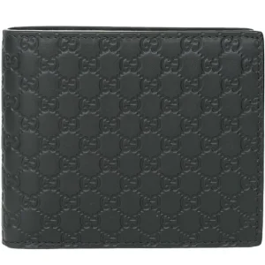 Microguccissim a GG Logo Leather Coin Wallet 544472