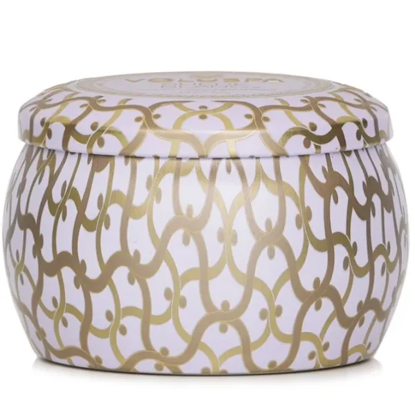 Mini Tin Candle - Suede Blanc