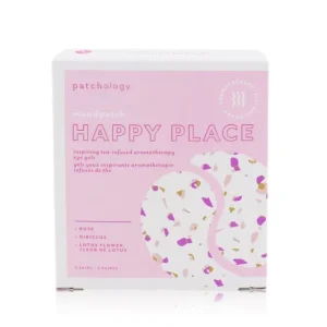 Moodpatch - Happy Place Inspiring Tea-Infused Aromatherapy Eye Gels (Rose+Hibiscus+Lotus Flower)