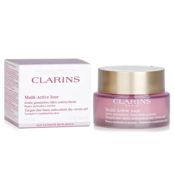 Multi-Active Day Targets Fine Lines Antioxidant Day Cream-Gel - For Normal To Combination Skin