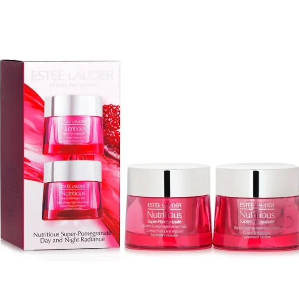 Nutritious Super-Pomegranate Day & Night Radiance Set: Moisture Creme 50ml+ Night Creme/Mask 50ml