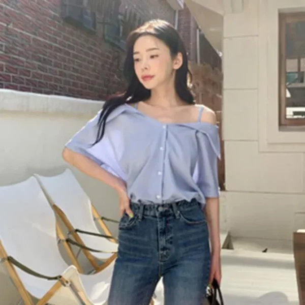 Off-shoulder Shirt
