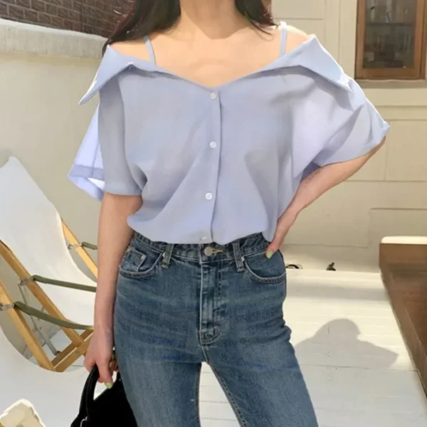 Off-shoulder Shirt