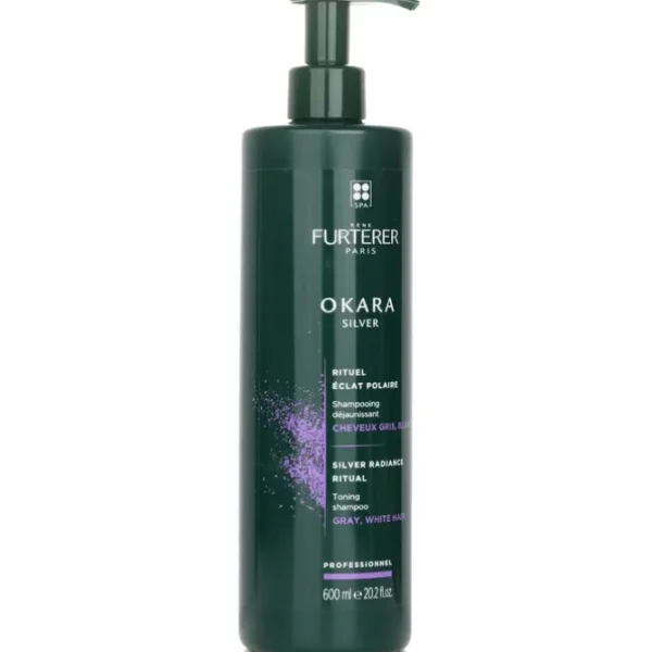 Okara Silver Silver Radiance Ritual Toning Shampoo - Gray, White Hair (Salon Product)