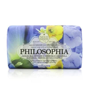 Philosophia Natural Soap - Collagen - Blue Azalea, Ambrosia Nectar & Starfruit With Vegetal Collagen & Ginseng