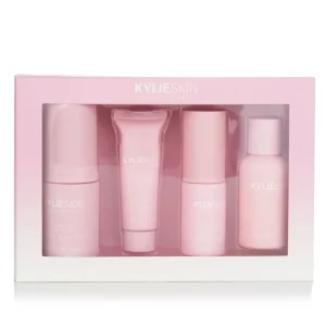 4-Piece Mini Set: Foaming Face Wash 30ml + Face Moisturizer 15ml + Vitamin C Serum 10ml + Vanilla Milk Toner 30ml