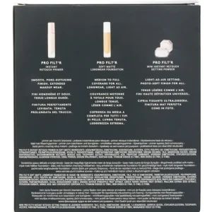 Pro Filt'R Soft Matte Complexion Kit: Foundation 32ml + Primer 32ml + Instant Retouch Setting Powder 7.8g