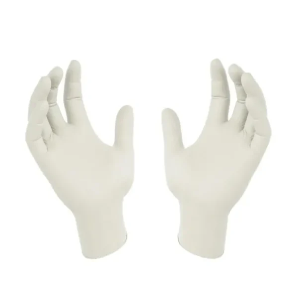 Protos - Latex Examination Gloves -white (M)