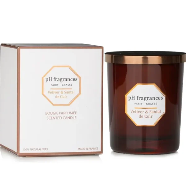Scented Candle - Vetiver & Santal De Cuir
