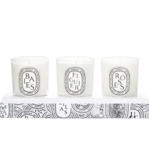 Scented Mini Candle Discovery Set: Baies, Figuier, Roses