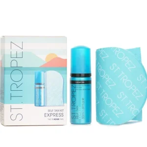 Self Tan Express Mini Kit: Tinted Tanning Mousse 50ml + Application Mitt