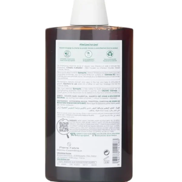 Shampoo With Quinine & Organic Edelweiss (Strength Thinning Hair)