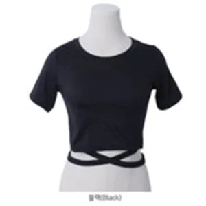 Slim Fit Cross Strap Crop Top