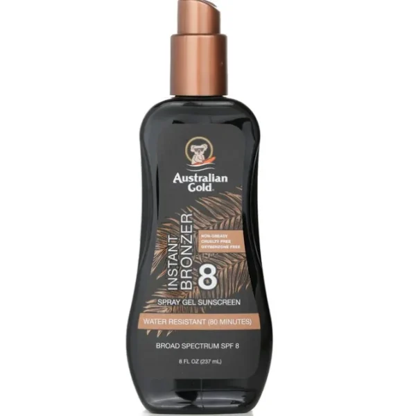 Spray Gel Sunscreen SPF 8 with Instant Bronzer