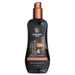 Spray Gel Sunscreen SPF 4 with Instant Bronzer