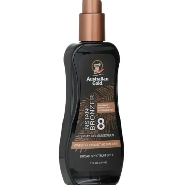 Spray Gel Sunscreen SPF 8 with Instant Bronzer