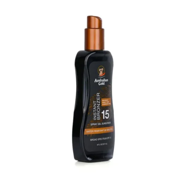 Spray Gel Sunscreen SPF 15 with Instant Bronzer