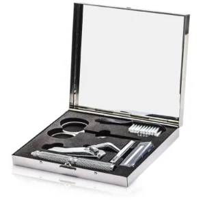 The Well Mannered Groom Kit: Razor + Grooming Scissors + Nail Clipper + Brush + Box