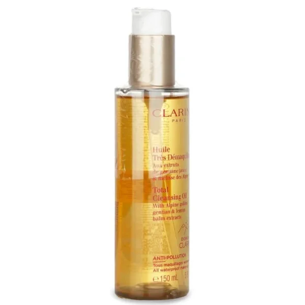 Total Cleansing Oil with Alpine Golden Gentian & Lemon Balm Extracts (All Waterproof Make-up)