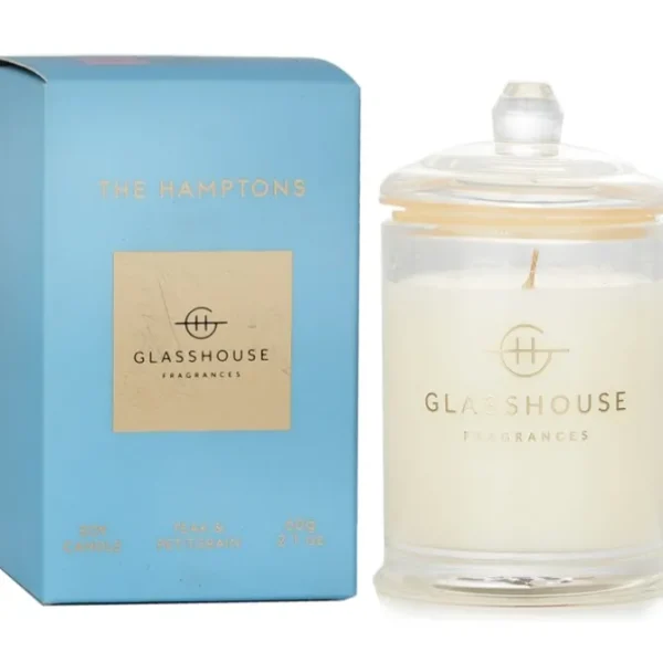 Triple Scented Soy Candle - The Hamptons (Teak & Petitgrain)