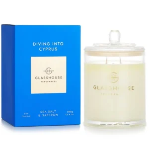 Triple Scented Soy Candle - Diving Into Cyprus (Sea Salt & Saffron)