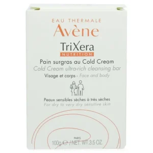 TriXera Nutrition Cold Cream Ultra-Rich Face & Body Cleansing Bar - For Dry to Very Dry Sensitive Skin