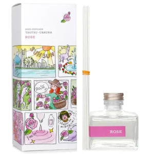 Tsutsu Uraura Deodorant Reed Diffuser - Rose