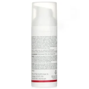 UV Clear Facial Sunscreen SPF 46 - For Skin Types Prone To Acne, Rosacea & Hyperpigmentation - Tinted