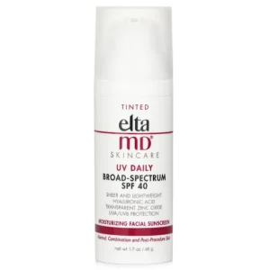 UV Daily Moisturizing Facial Sunscreen SPF 40 - For Normal, Combination & Post-Procedure Skin - Tinted