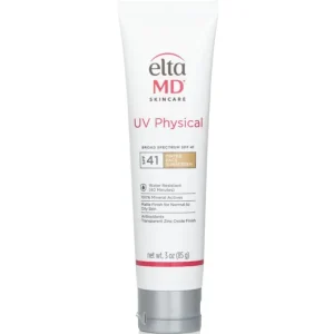 UV Physical Water-Resistant Facial Sunscreen SPF 41 (Tinted) - For Normal to Oily Skin