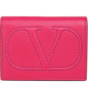 Valentino Flap French Wallet -Fushcia