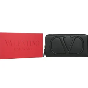 Valentino Zip around contintent wallet - Black