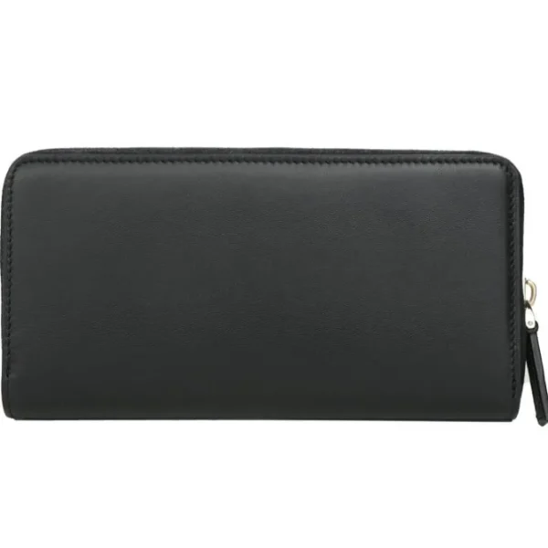 Valentino Zip around contintent wallet - Black