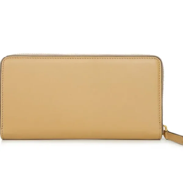 Valentino Zip around contintent wallet - Beige