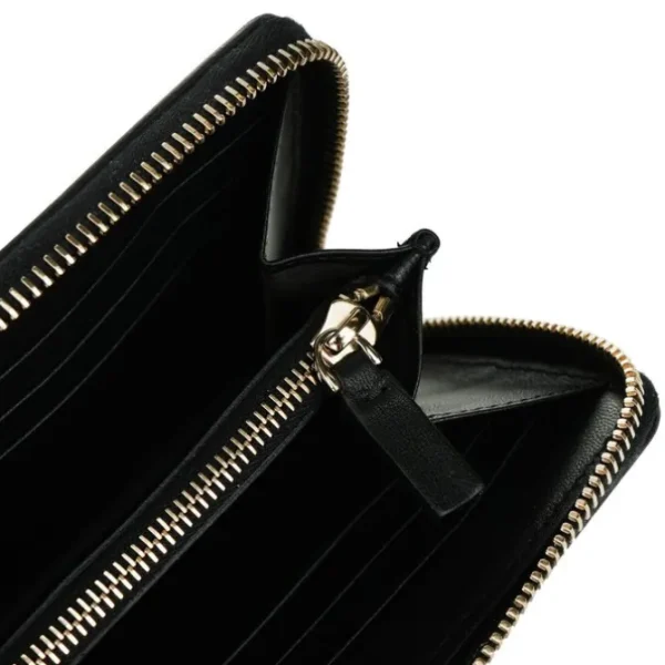 Valentino Zip around contintent wallet - Black