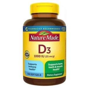 Vitamin D3 1000 IU (25mcg)