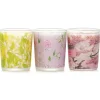 3 Votive Set: Sakura, Jasmine, Rose & Cranberry, Ginger Lily