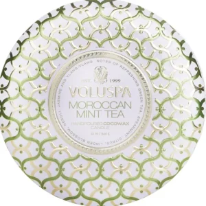 3 Wick Decorative Tin Candle - Moroccan Mint Tea