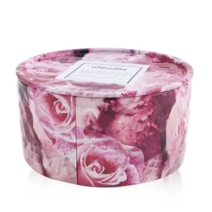 2 Wick Tin Candle - Rose Petal Ice Cream